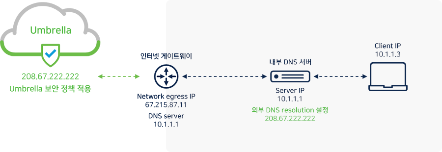 DNS 설정 변경 구성